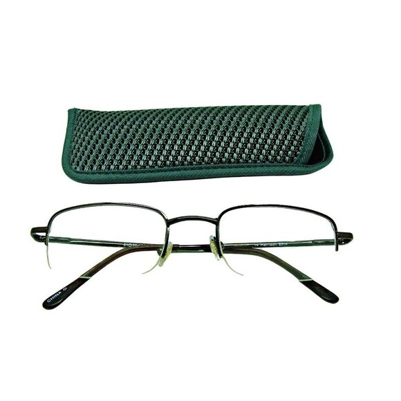 Eyeglasses Harrison Brown Eyewear Frames Readers 2.75 w/ Case Half Rim 51-20-137 - Picture 1 of 11
